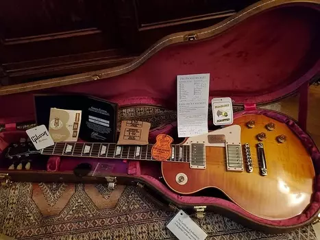 Gibson Les Paul R8 1958 Historic 2015 - Ice Tea Burst Les Paul R8 1958 Historic
