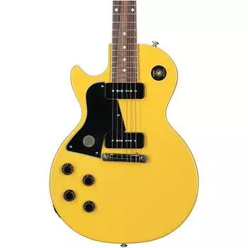 Gibson Les Paul Special Electric Guitar, для левой руки (с футляром), TV Yellow Les Paul Special Left-Handed