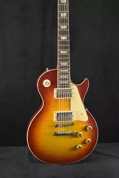 Gibson Murphy Lab '59 Les Paul Standard Tomato Soup Burst Тяжелая выдержка Fuller's Exclusive Murphy Lab '59 Les Paul Standard Tomato Soup Burst Heavy Aged...