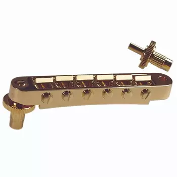 Gibson Nashville Tune-O-Matic Бридж Золотой Nashville Tune-O-Matic Bridge ()
