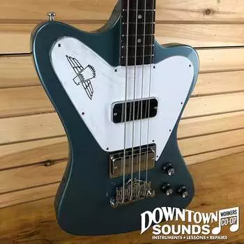 Gibson Non-Reverse Thunderbird с жестким футляром - выцветший Pelham Blue NON-REVERSE THUNDERBIRD - FADED PELHAM BLUE