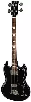 Gibson SG Standard Bass Ebony с жестким футляром BASG00 EBCH1