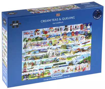 Гибсоны, пазл, британское клеймо, 2000 шт. Gibsons