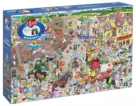 Гибсоны, пазл Я люблю свадьбы, 1000 шт. Gibsons