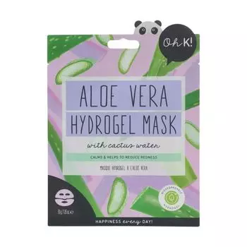 Гидрогелевая маска для лица с алоэ вера Oh K!, 30 гр