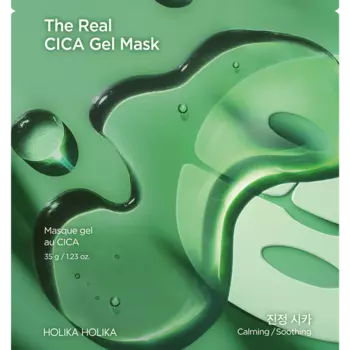 Гидрогелевая ночная маска глубоко успокаивающая, 35 г Holika Holika The real gel mask cica