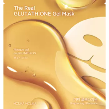 Гидрогелевая ночная маска, восстанавливающая сияние, 35 г Holika Holika The real gel mask glutathione