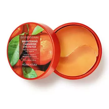 Гидрогелевые патчи для глаз с экстрактом мандарина 60 шт. HOLIKA HOLIKA Eyefessional Brightening Tangerine Eye Patch