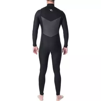 Гидрокостюм Dawn Patrol 4/3 с молнией на груди мужской Rip Curl, черный