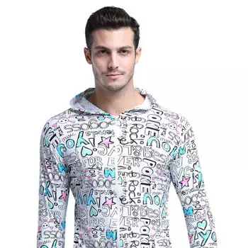 Гидрокостюм SBART, футболка, костюм для пляжного серфинга и подводного плавания, солнцезащитный купальник, сплит-гидрокостюм, английский белый узор (мужской)