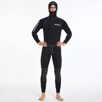 Гидрокостюм Shark Bart, мужской цельный купальник, костюм для серфинга на открытом воздухе, костюм медузы, черный M (для получения других характеристик, пожалуйста, свяжитесь со службой поддержки клиентов) SBART