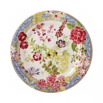 Gien Millefleurs Тарелка для завтрака, 21,8 см Gien Fayencerie, красочный