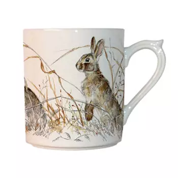 Gien Sologne Кружка с мотивом кролика 0,30 л Gien Fayencerie, красочный