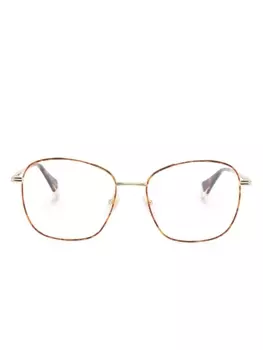 GIGI STUDIOS очки Alessia в квадратной оправе, золотистый