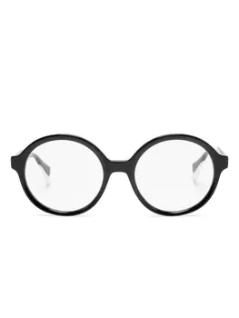 GIGI STUDIOS очки Analog в круглой оправе, черный