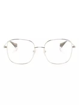 GIGI STUDIOS очки Brooklyn в массивной оправе, золотистый