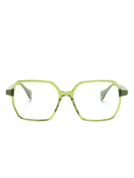 GIGI STUDIOS очки Fresh в квадратной оправе, зеленый