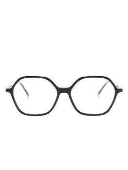 GIGI STUDIOS очки Serena в геометричной оправе, черный