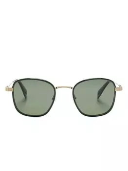 GIGI STUDIOS солнцезащитные очки Hoffman в квадратной оправе, зеленый