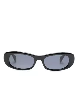 GIGI STUDIOS солнцезащитные очки Piper в прямоугольной оправе, черный