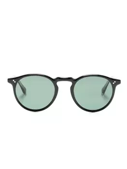 GIGI STUDIOS солнцезащитные очки в круглой оправе, черный