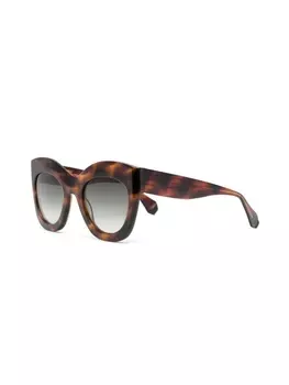 GIGI STUDIOS солнцезащитные очки в оправе черепаховой расцветки, коричневый
