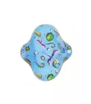 Гигиеническая прокладка многоразовая - ежедневная прокладка, МАЛЕНЬКАЯ - размер S, СТРЕКОЗА, бамбук Pupus