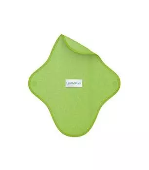 Гигиеническая прокладка многоразовая из бамбука и натурального хлопка, ЗЕЛЕНАЯ МЯТА (мятная с обеих сторон), Размер М, Lady Pad