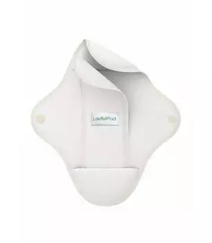 Гигиеническая прокладка многоразовая из натурального бамбука и натурального хлопка, Размер М - для дневного использования, Lady Pad, 1 шт.