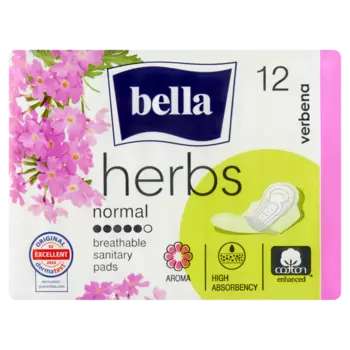 Гигиенические прокладки, 12 шт./1 упаковка. Bella Herbs verbena