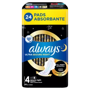Гигиенические прокладки, 24 шт./1 упаковка. Always Ultra secure night