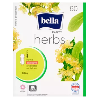Гигиенические прокладки, 60 шт./1 упаковка. Bella Herbs panty tilia normal