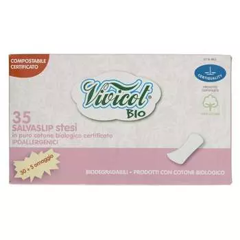 Гигиенические прокладки из натурального хлопка, 35 шт. Vivicot