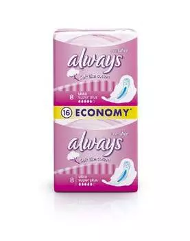 Гигиенические прокладки, Sensitive Super, 16 шт. Always, Ultra