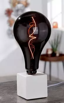 ГИЛЬДЕ Лампа-куб - белый - В. 10см x Ш. 10см Gilde