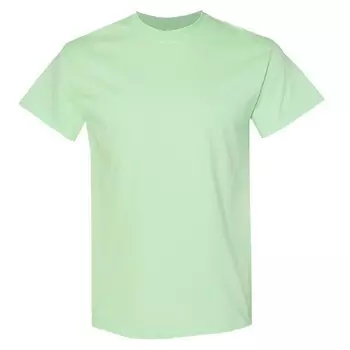 Gildan Мужская футболка из плотного хлопка с короткими рукавами Floso, цвет Mint Green