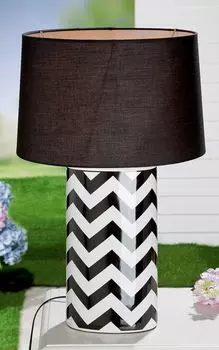 GILDE Лампа Illusion - черный - В. 64,5 см x Ш. 42 см