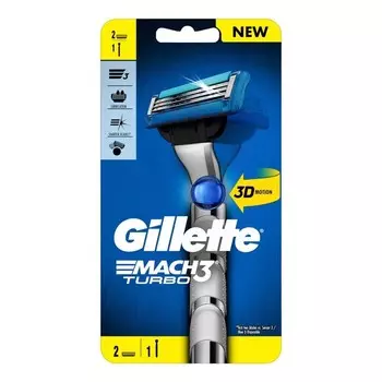 Gillette 3 Маха Турбо 1, Blue