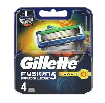 Gillette Fusion Proglide Power картриджи для бритвы, 4 шт.