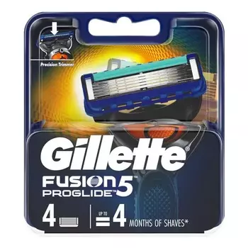 Gillette Лезвия Fusion5 Proglide 4