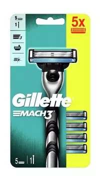 Gillette Mach3 бритва для мужчин, 1 шт.