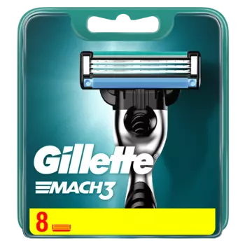 Gillette Mach3 картриджи для бритвы, 8 шт./1 упаковка