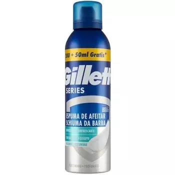 Gillette Освежающая пена для бритья с эвкалиптом Полная защита от раздражения для мужской бритвы 250 мл