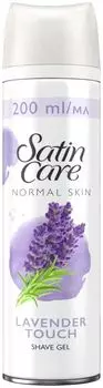 Gillette Satin Care Lavender Touch гель для бритья, 200 ml