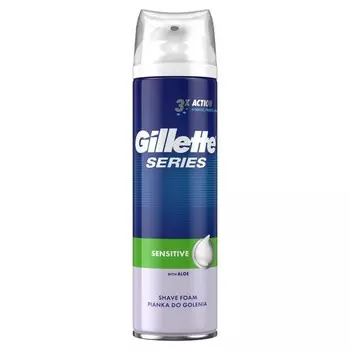 Gillette Сер.250мл Пенка Д/Гол. Чувствительный /395 /К-Т