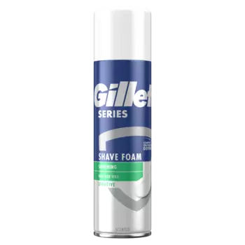 Gillette Series Sensitive пена для бритья для чувствительной кожи, 250 мл
