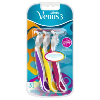 Gillette Simply Venus 3 Plus женские бритвы, 3 шт/1 упаковка