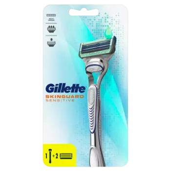 Gillette Skinguard бритва, 1 шт. + картриджи, 2 шт./1 уп.