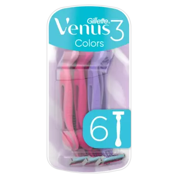 Gillette Venus 3 женские бритвы, 6 шт/1 упаковка