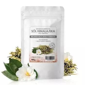 Гималайская соль с маслами, Белый чай, 900г E-Fiore